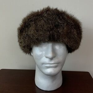 Echoes de Paris vintage insulated fur Russian winter hat